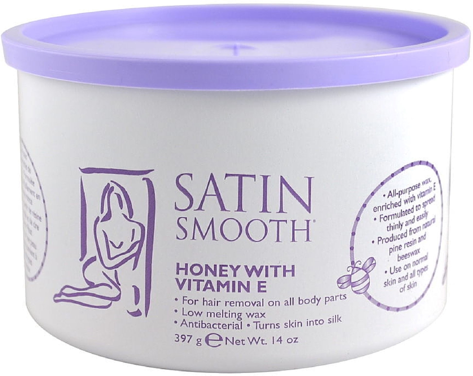 Honey Wax with Vitamin E Satin Smooth