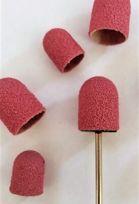 Rotatool small pink cap medium grit 25 pcs